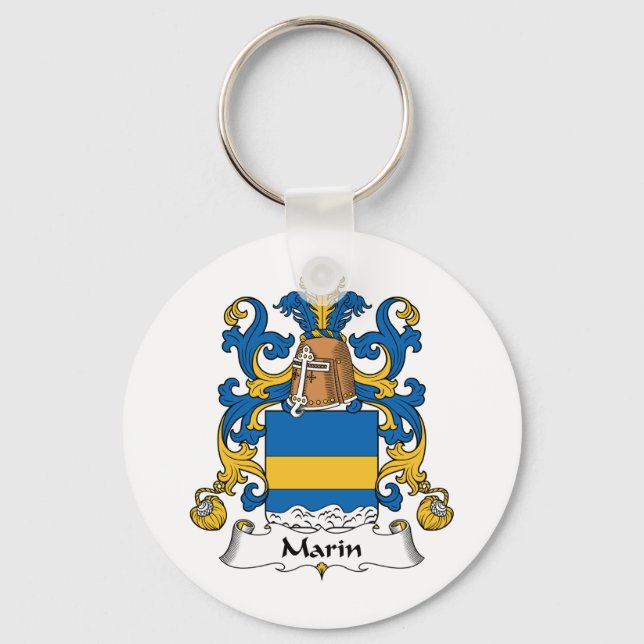 Chaveiro Marin Family Crest (Frente)
