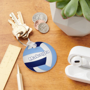 Chaveiro marinho azul lt aniversário de criança de voleibol