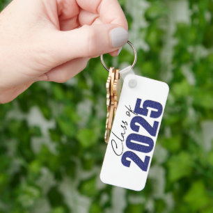 Chaveiro Marinho Blue Glitter Classe de 2025