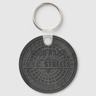 Chaveiro Mármore preto dos cobrir de câmara de visita