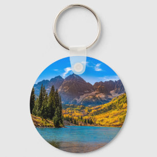 Chaveiro Maroon Bells em Aspen, Colorado