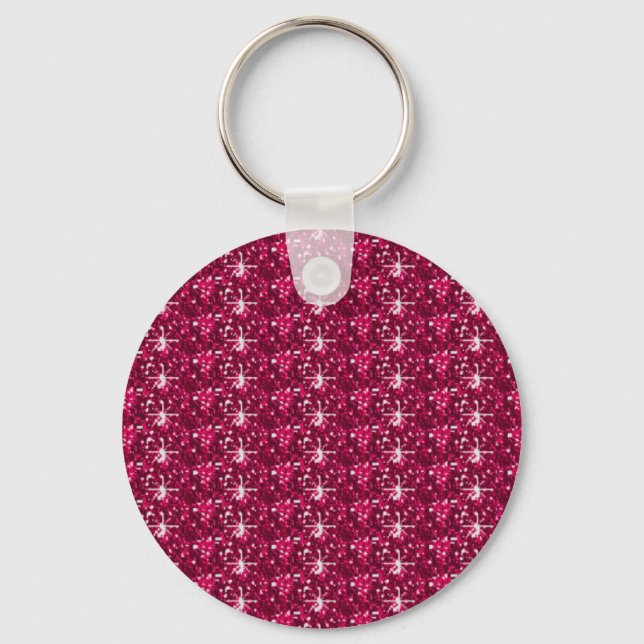 Chaveiro Maroon Glitter (Frente)