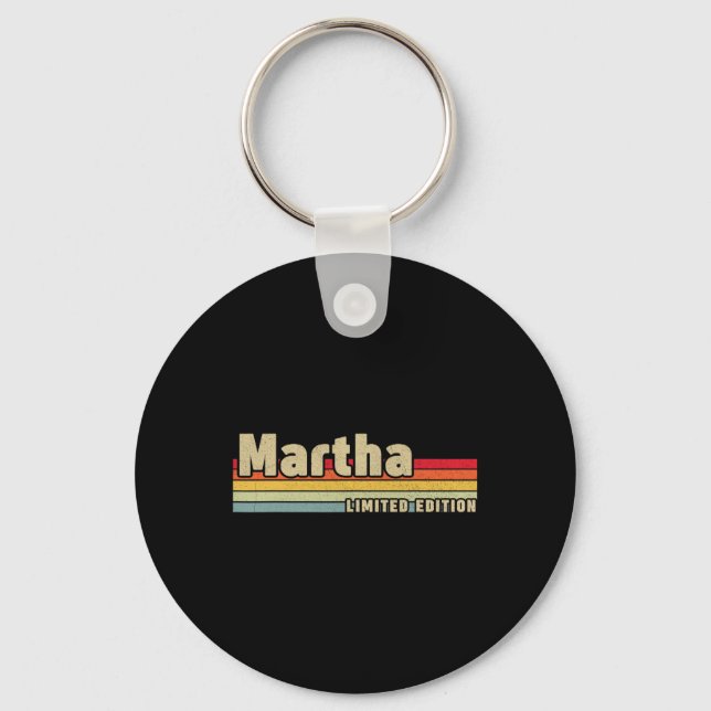 Chaveiro Martha Gift Name Personalizated Birthday Fun Chris (Frente)