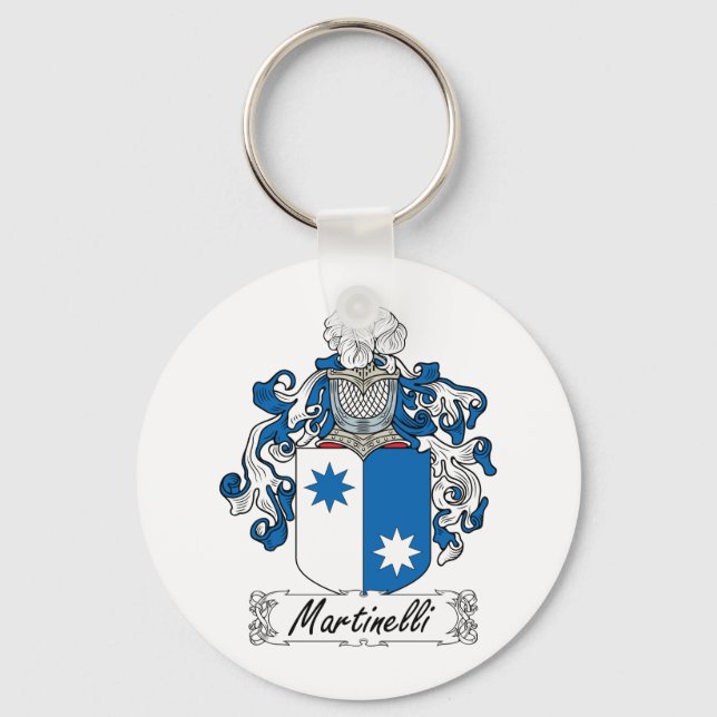 Chaveiro Martinelli Family Crest (Frente)
