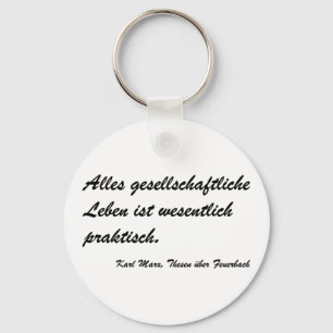 Chaveiro Marx teses Feuerbach