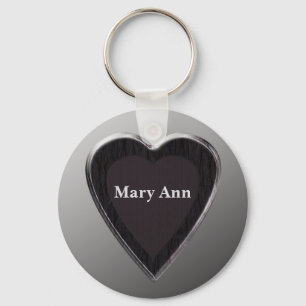 Chaveiro Mary Ann Heart Keychain por 369MyName