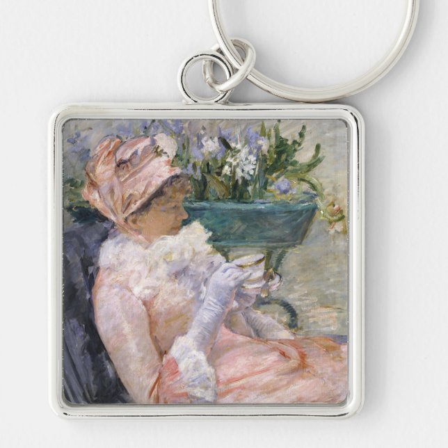 Chaveiro Mary Cassatt - A Xícara de Chá (Frente)