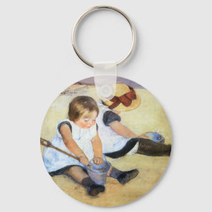 Chaveiro Mary Cassatt que joga na corrente chave da praia
