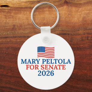 Chaveiro Mary Peltola para Senado Eleição 2026 Alasca