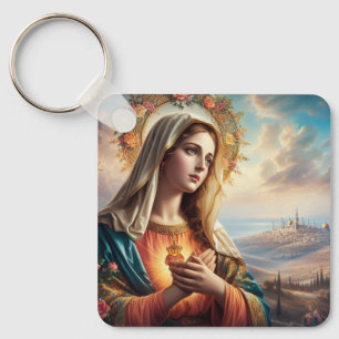 Chaveiro Mary Virgin Jesus