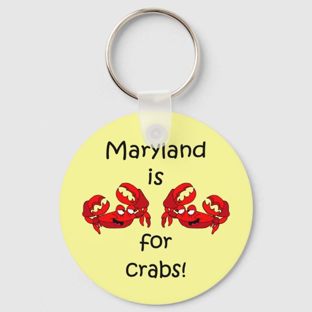 Chaveiro Maryland é para Crabs (Frente)