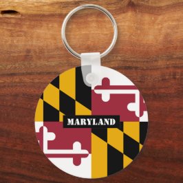 Chaveiro Maryland Flag e Maryland, patriotas/esportes