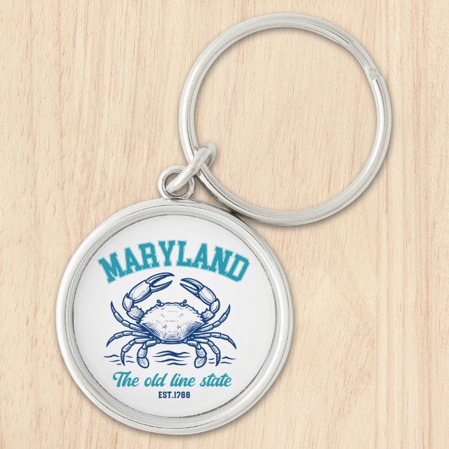 Chaveiro Maryland State Crab – The Old Line State (Criador carregado)