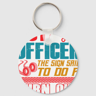 Chaveiro Mas Oficial, A Placa Disse para Fazer um Burnout