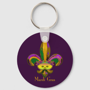 Chaveiro Máscara da flor de lis