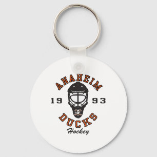 Chaveiro Máscara de Hockey Anaheim Ducks Cinza Licenciada O