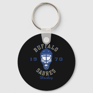 Chaveiro Máscara de hóquei Buffalo Sabres Cinza Licenciada