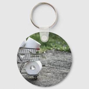 Chaveiro Máscara de proteção contra vírus Corona