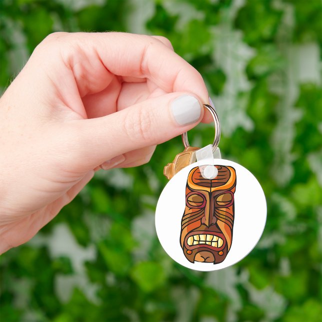 Chaveiro Máscara Tiki Tribal Estilo Polinésio (Criador carregado)
