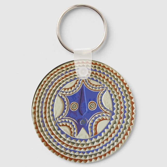 Chaveiro Máscara Tribal Africana (Frente)