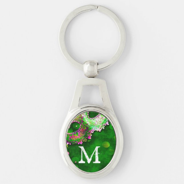 Chaveiro Mascarada Mask Costume Halloween Mardi Key Chain (Frente)