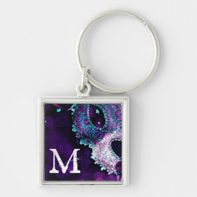 Chaveiro Mascarada Mask Costume Halloween Mardi Key Chain (Frente)