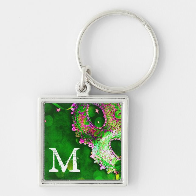 Chaveiro Mascarada Mask Costume Halloween Mardi Key Chain (Frente)