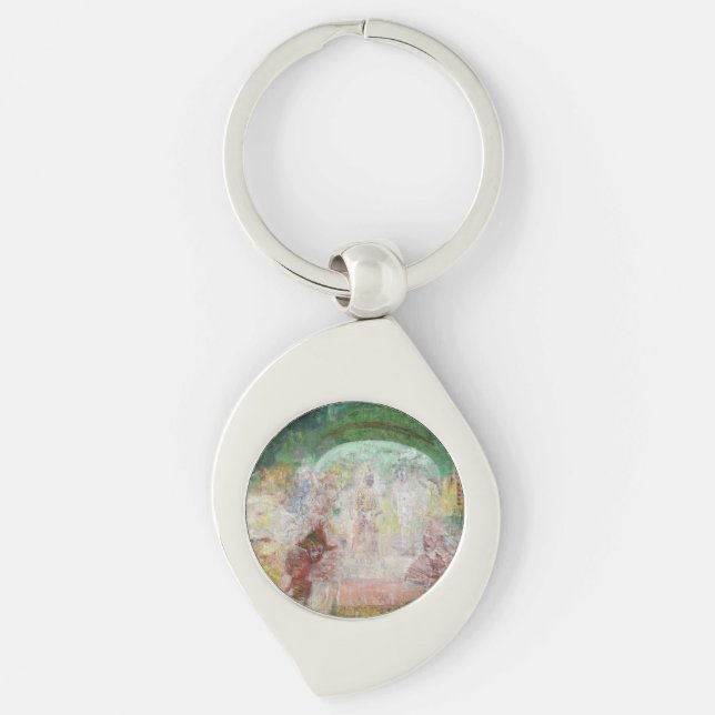 Chaveiro Mascarada por James Ensor (1889) (Frente)