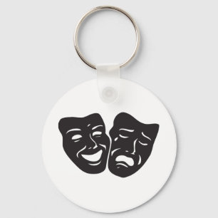 Chaveiro Máscaras de teatro de tragédia