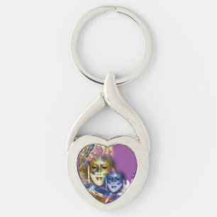 Chaveiro Máscaras Venetian do quinceanera do mascarada