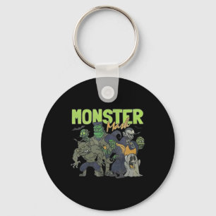 Chaveiro Mash Vintage Ghost Halloween Engraçado