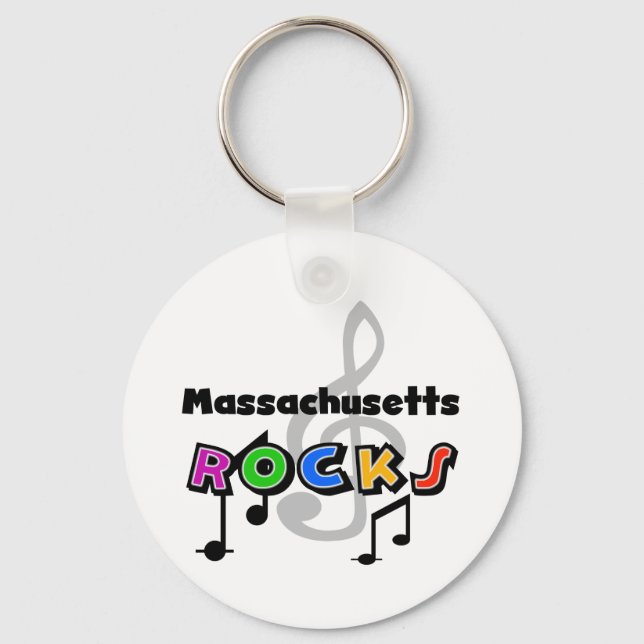 Chaveiro Massachusetts Rocks (Frente)