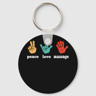 Chaveiro Massagem De Paz Engraçada Citando Presente Para Te