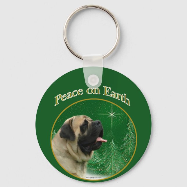 Chaveiro Mastiff (afã) Paz (Frente)
