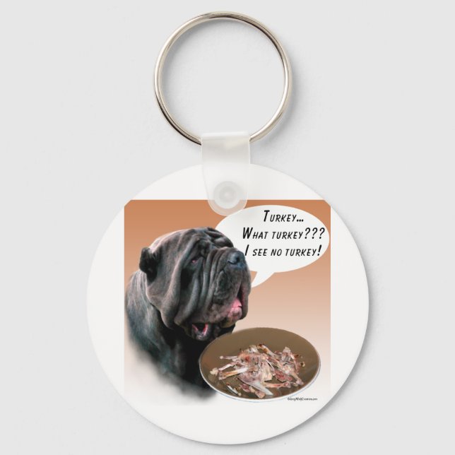 Chaveiro Mastiff napolitano Turquia (Frente)