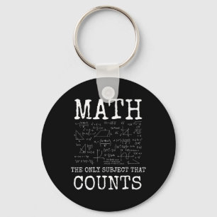 Chaveiro Matemática a única matéria que conta professor eng