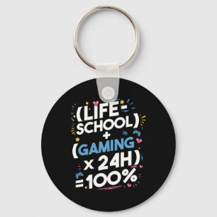 Chaveiro Matemática Divertida para Gamer Adolescente – Fórm