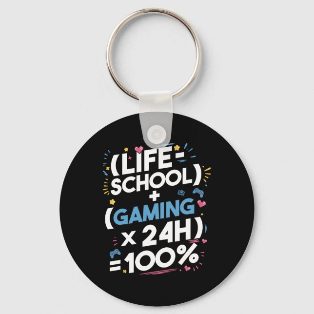 Chaveiro Matemática Divertida para Gamer Adolescente – Fórm (Frente)