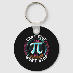 Chaveiro Matemática do Dia de Pi Retroativo Não Pode Parar