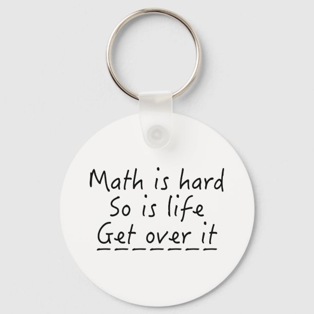 Chaveiro Matemática é Duro (Frente)