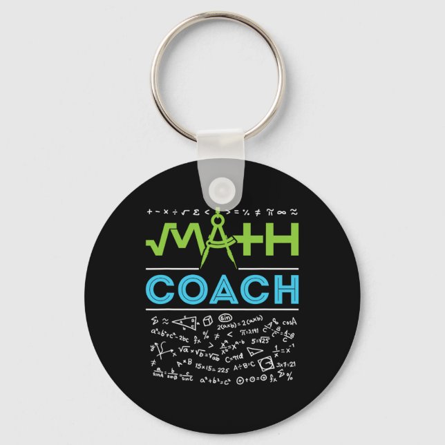 Chaveiro Matemática é o meu primeiro dia de volta à aula de (Frente)