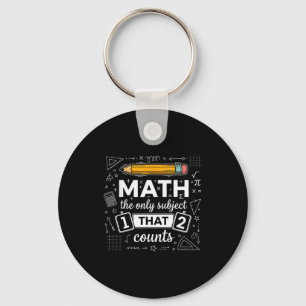 Chaveiro Matemática O Único Assunto Que Conta Piada De Mate