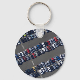 Chaveiro Material sobre o estacionamento