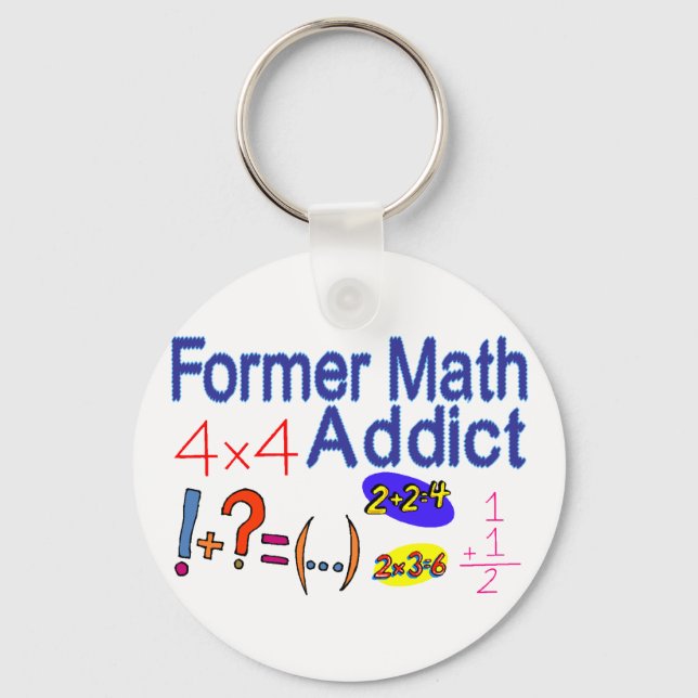 Chaveiro Math Addict (Frente)