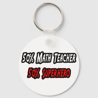Chaveiro Math Teacher / Superhero