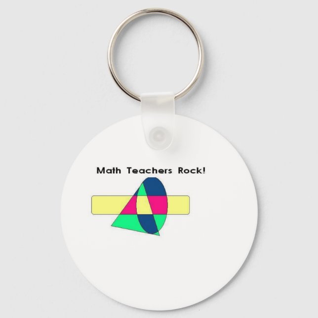 Chaveiro Math Teachers Rock! (Frente)