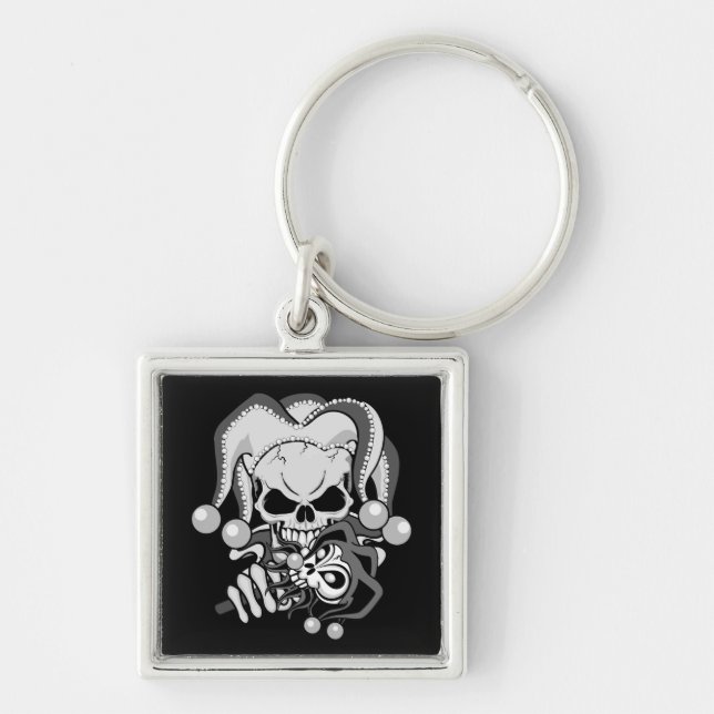 Chaveiro Mau Jester Skull (Frente)
