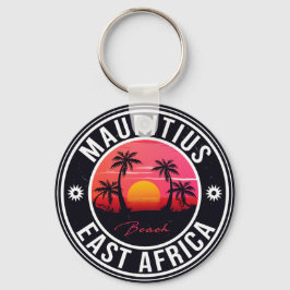 Chaveiro Maurício África Oriental - Retro Sunset Souvenirs