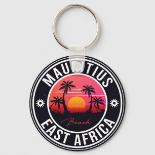 Chaveiro Maurício África Oriental - Retro Sunset Souvenirs