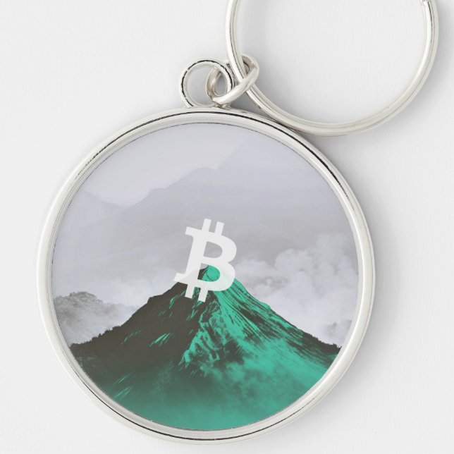 Chaveiro Máxima histórica do Bitcoin (ATH) (Frente)